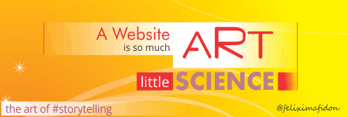 Website design, for Felix Imafidon, is more art, little science